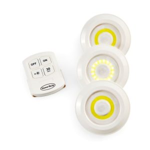 LED Light with Remote Control Set of 3